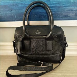 Kate Spade Black Leather Southport Avenue Purse Satchel